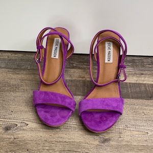 WORN ONCE strap Steve Madden heels!